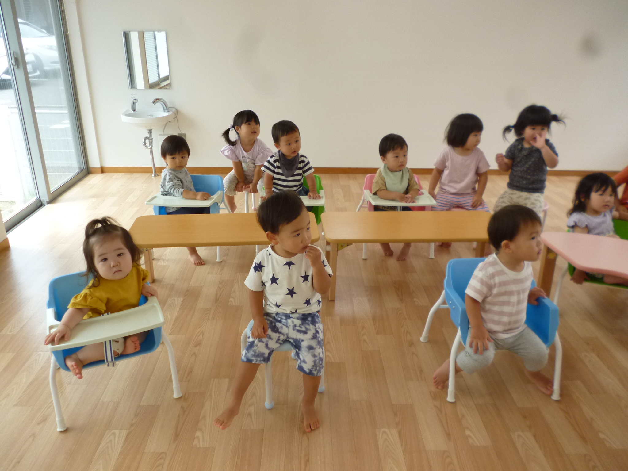 8月生まれのお誕生日会をしました