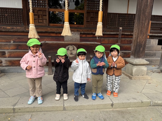 七五三のお参り